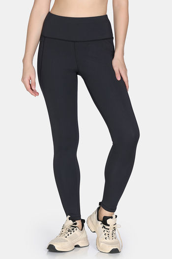 Buy Zelocity Quick Dry Gym Leggings - Black Beauty